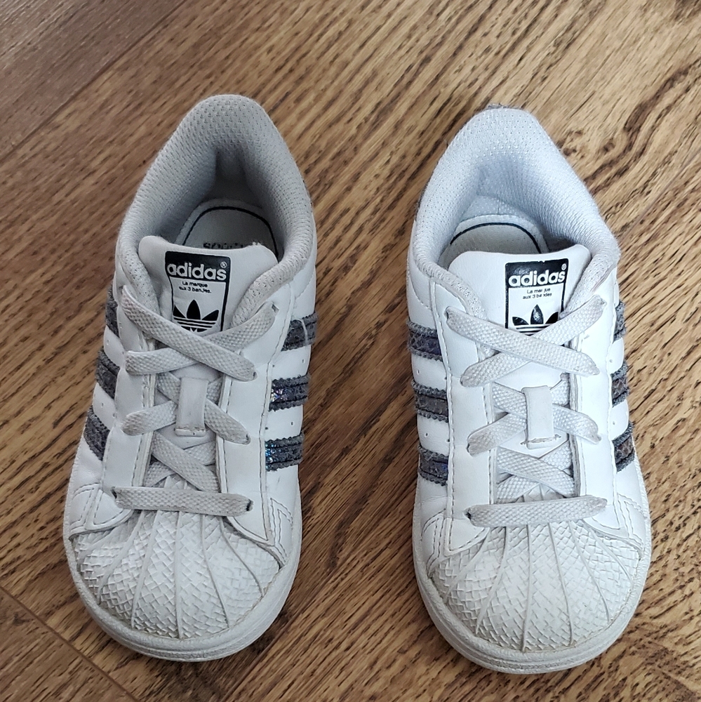 Adidas Samoa Snake Toddlers Shoes White/ Black